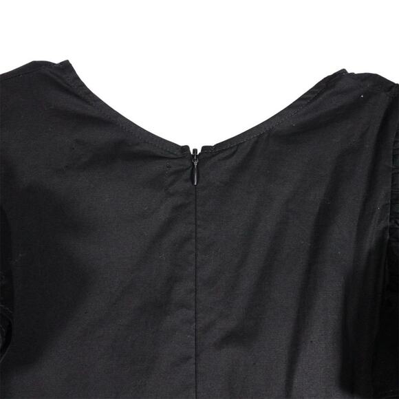 VGUC Pomander Place Corrine Black Flutter Sleeve Mini Dress A-Line XS 2567-36 - Picture 7 of 12